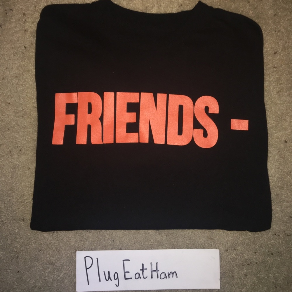 Vlone Orange Friends Tee